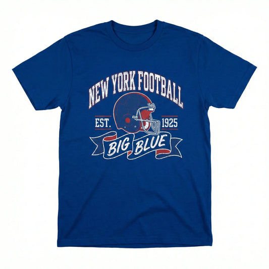 Classic New York Football Fan Gear - Big Blue Tailgate T-Shirt, Hoodie, Tank Top, Long Sleeve, Sweatshirt