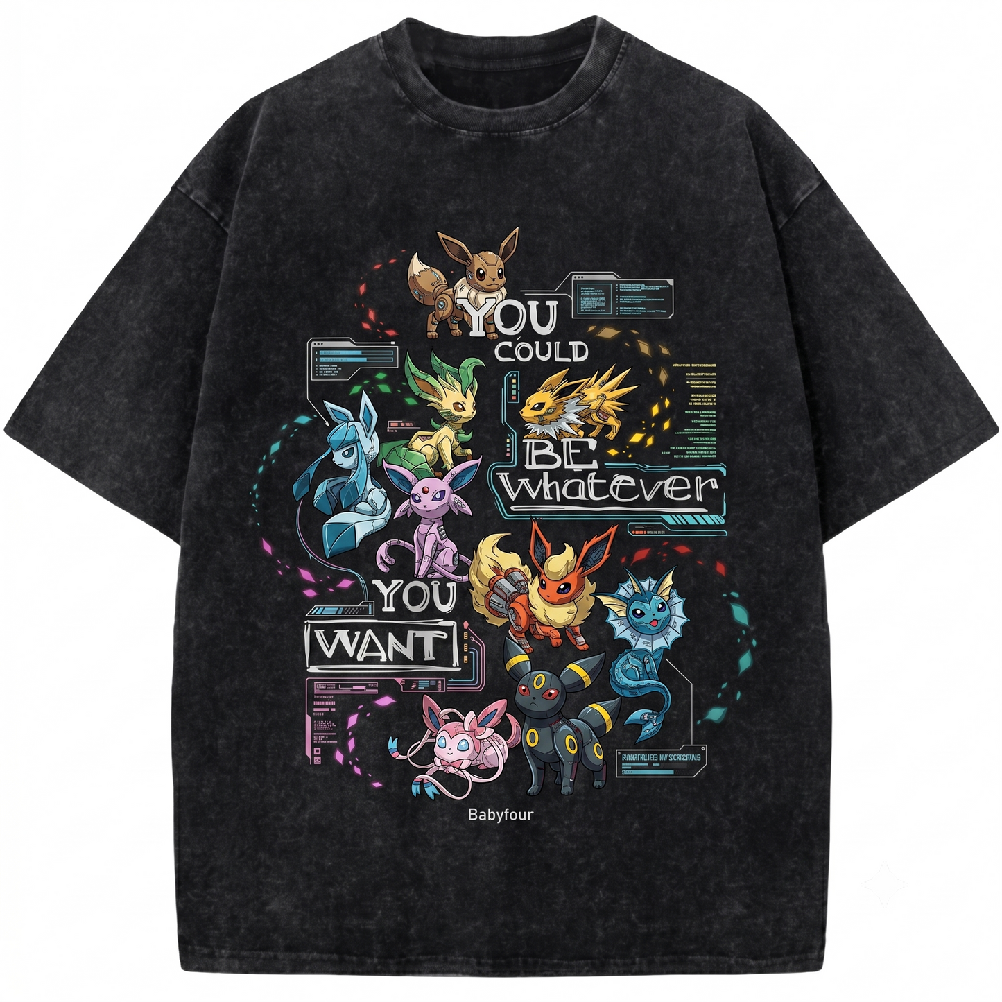 Retro Pocket Monster Evolution Vintage Graphic Tee - Cute Anime Aesthetic Unisex T-shirt