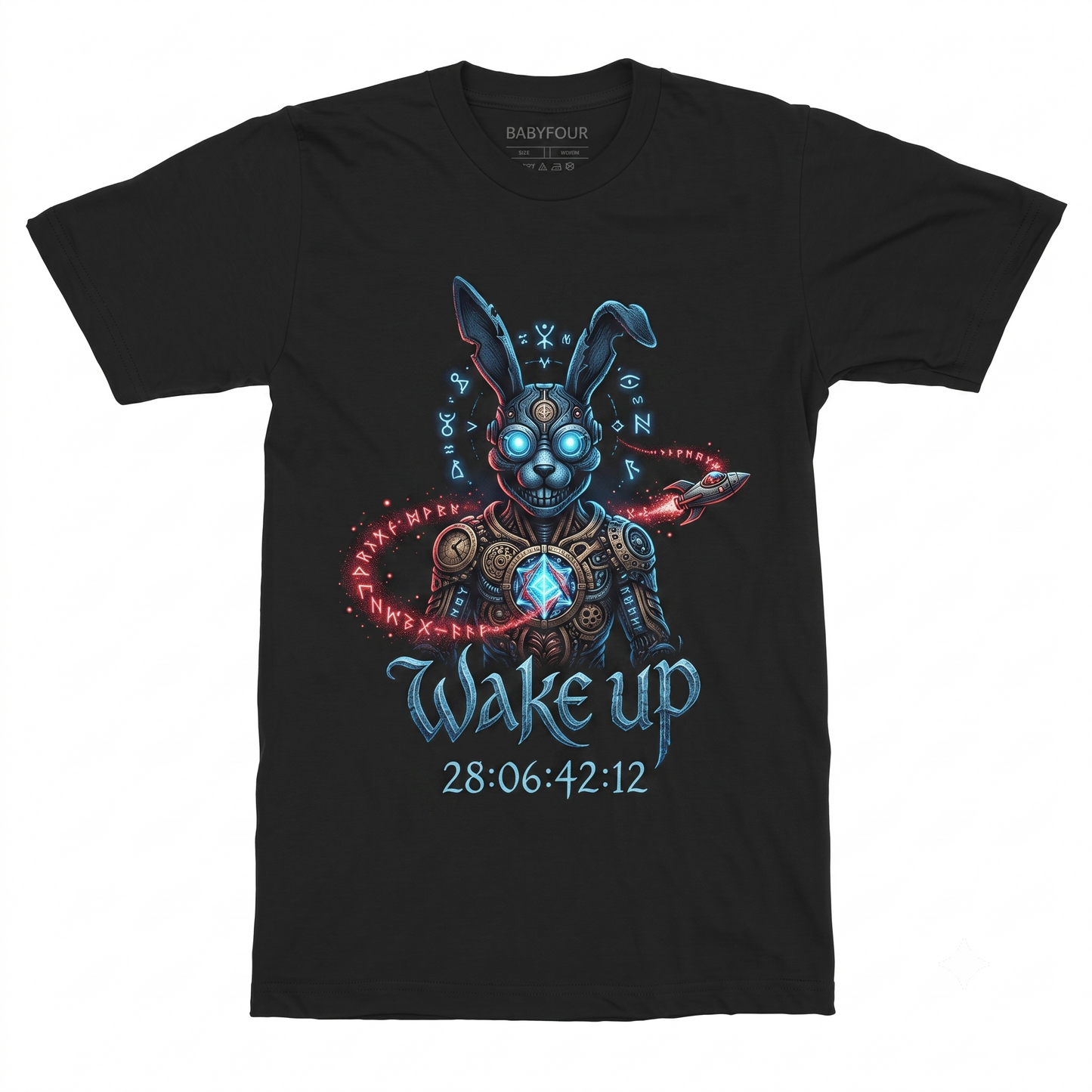 Vintage Psychological Thriller Rabbit Sci-Fi Graphic Tee - Retro Movie Aesthetic Unisex T-shirt