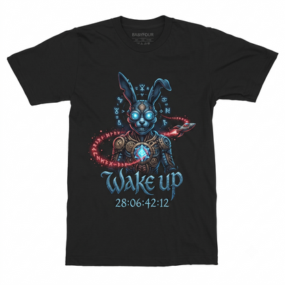 Vintage Psychological Thriller Rabbit Sci-Fi Graphic Tee - Retro Movie Aesthetic Unisex T-shirt