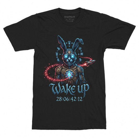 Vintage Psychological Thriller Rabbit Sci-Fi Graphic Tee - Retro Movie Aesthetic Unisex T-shirt
