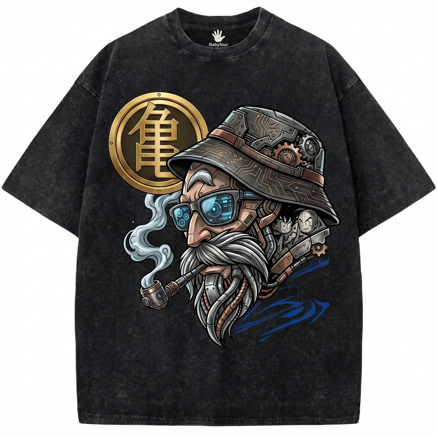 Retro Anime Martial Arts Master Graphic Tee - Vintage Turtle School Legend Unisex T-Shirt