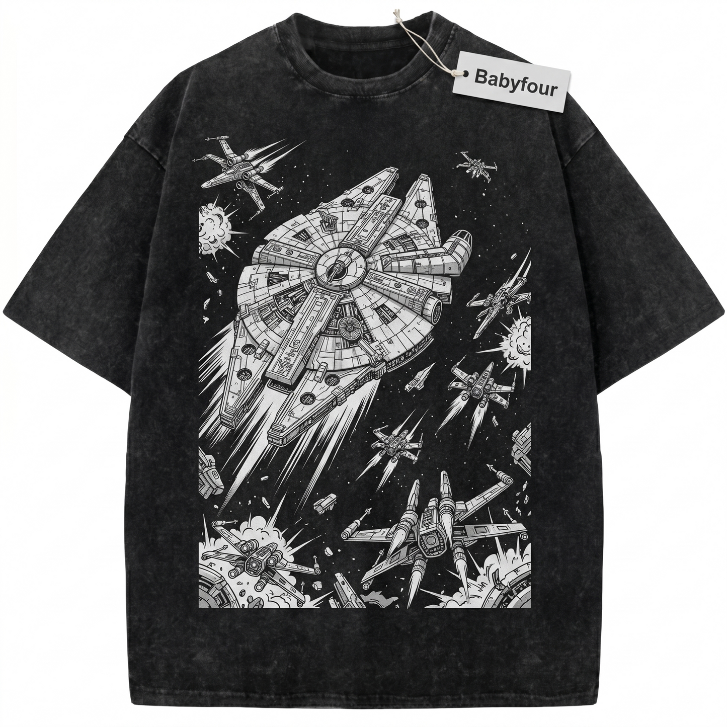 Vintage Galactic Space Movie Shirt, Retro Sci-Fi Spaceship Graphic Tee, Unisex Tshirt