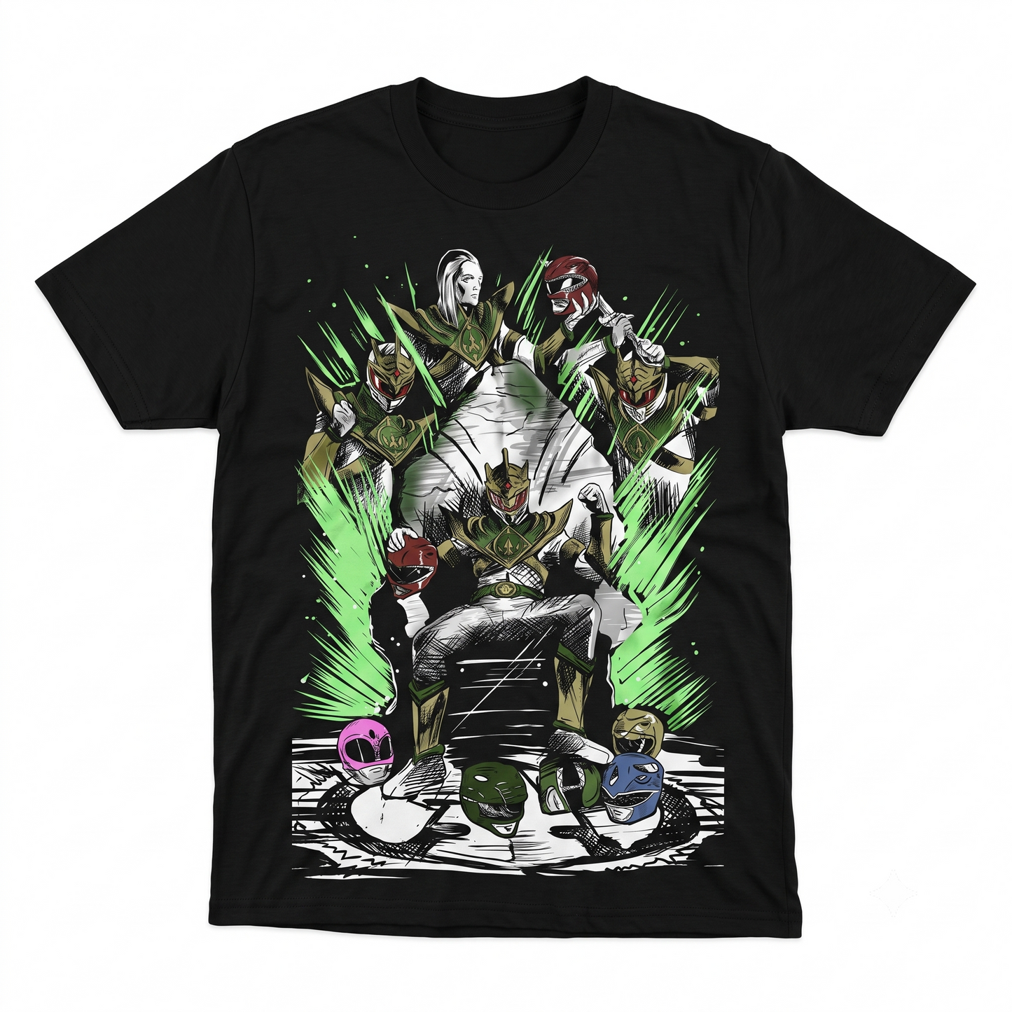 Dark Fantasy Ranger Graphic Tee, Comic Book Style Art Shirt, Retro Hero Throne Print, Premium Cotton Graphic Shirt