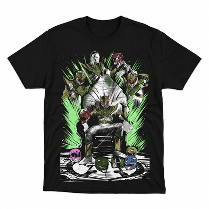 Dark Fantasy Ranger Graphic Tee, Comic Book Style Art Shirt, Retro Hero Throne Print, Premium Cotton Graphic Shirt