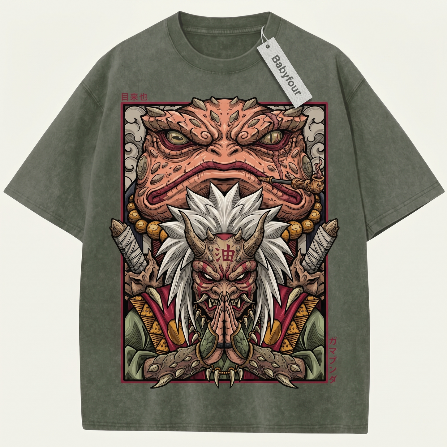 Vintage Toad Sage Shinobi Anime Graphic Unisex T-Shirt