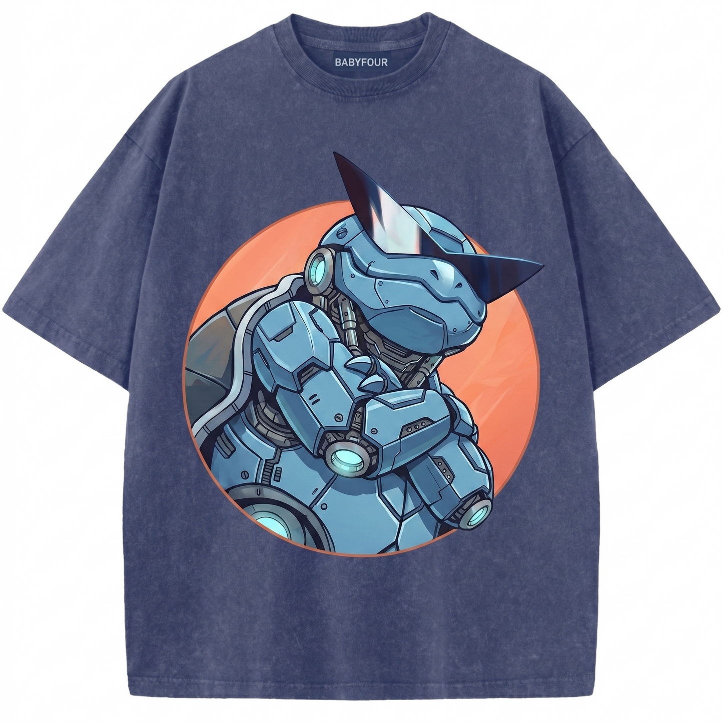 Vintage Blue Water Turtle Anime Unisex T-Shirt - Retro 90s Monster Graphic Tee