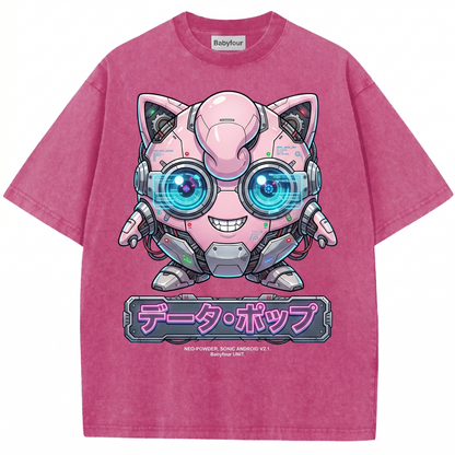 Retro Pink Puff Singer Anime Unisex T-shirt, Vintage 90s Fairy Creature Graphic Tee