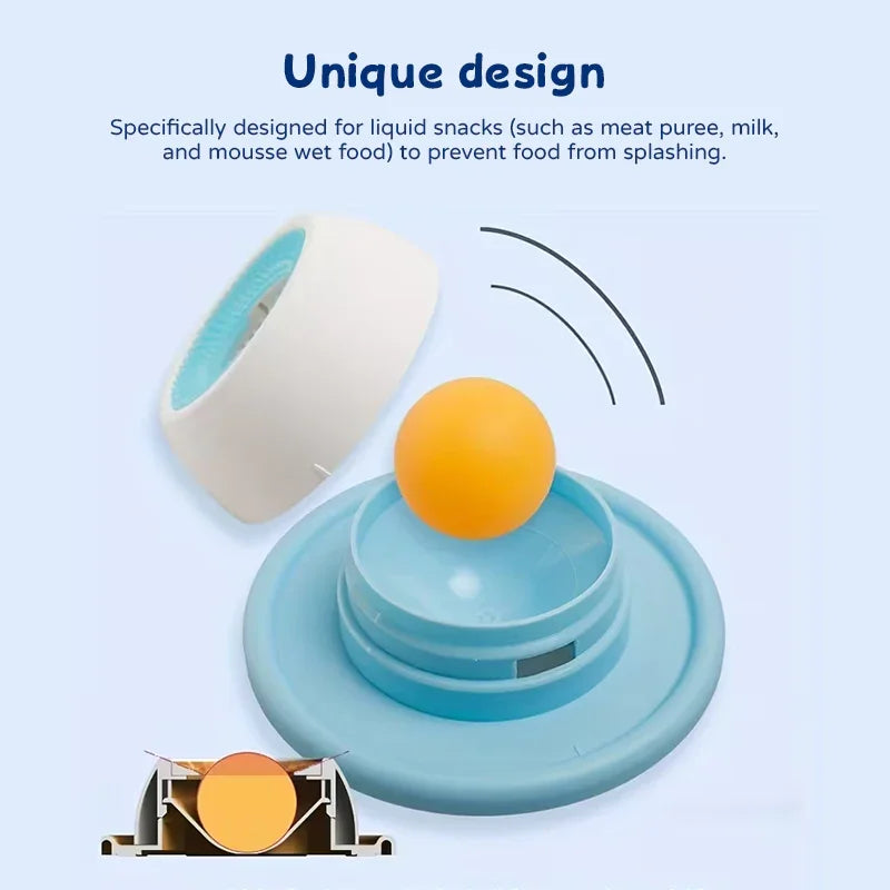 Slow Feeder Lick Mat for Dogs and Cats - Reduce Anxiety, Interactive Training & Licking Bowl for Puppies and Kittens