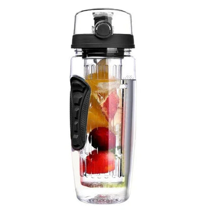 1000ml Free Fruit Infuser Juice Shaker Sports Lemon Water Bottle Tour hiking Portable Climbing Camp Bottles Outdoor Kettle Pro