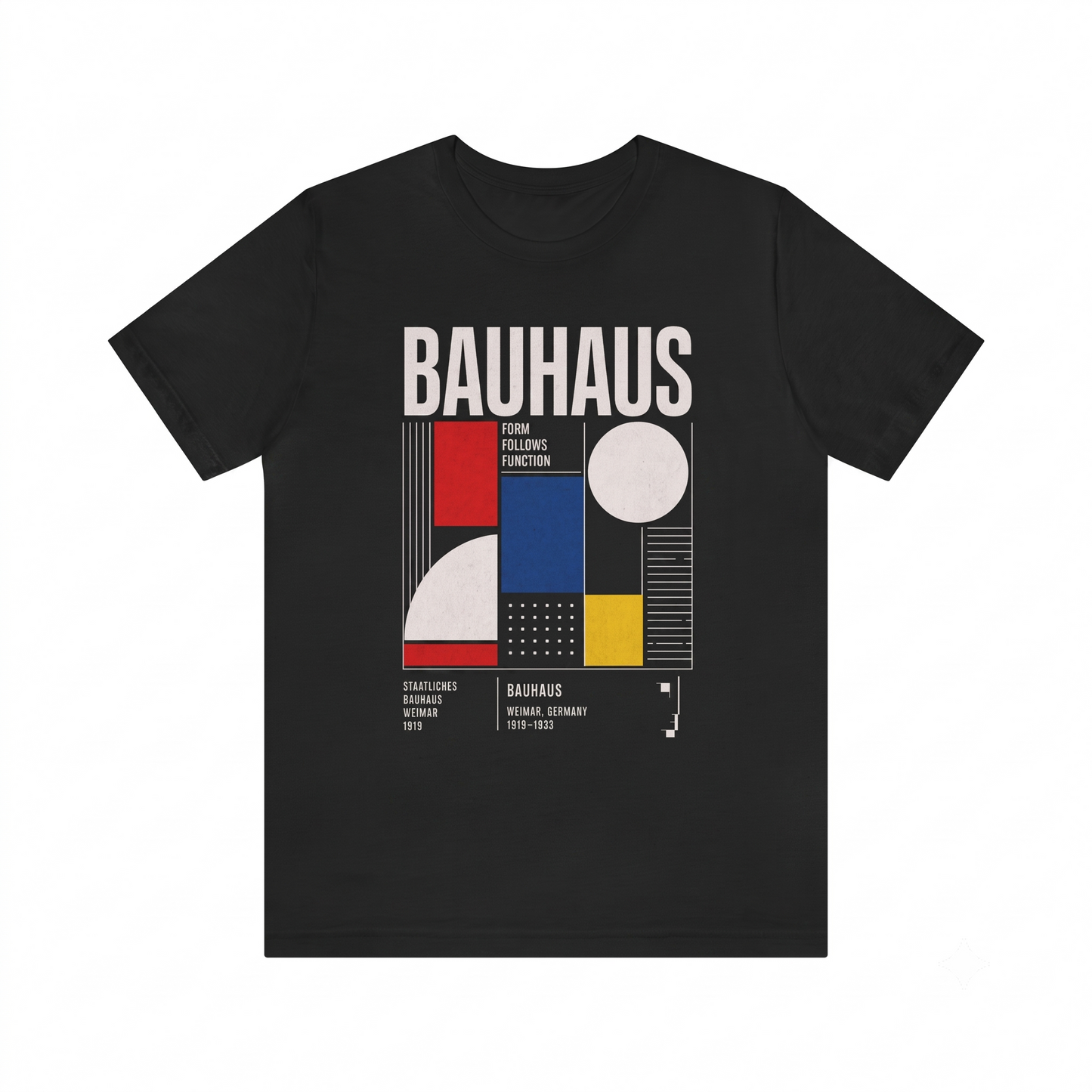 Bauhaus Form Follows Function Retro German Art Movement Unisex T-shirt
