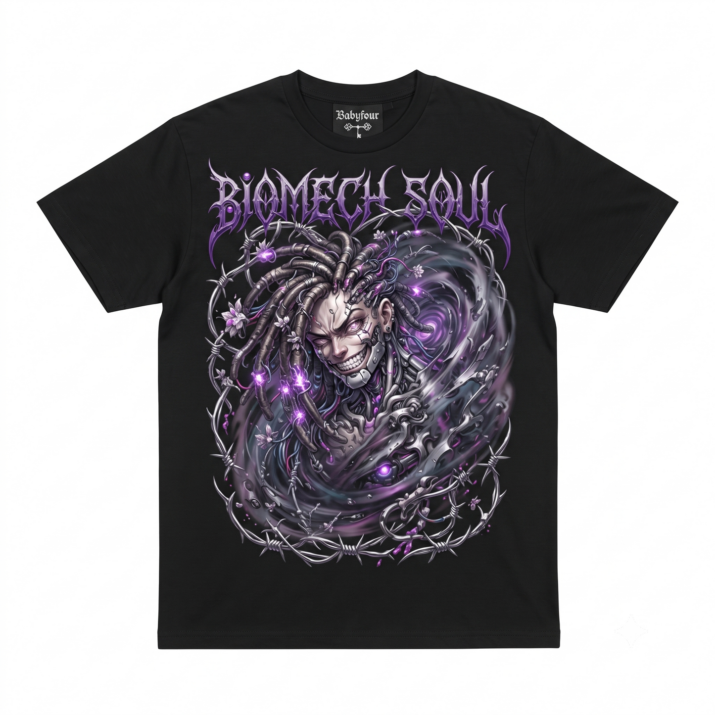 Graphic T-Shirt, Anime Style Streetwear, Cyberpunk Aesthetic Graphic Tee for MenUnisex, Heavyweight Cotton Oversized Shirt