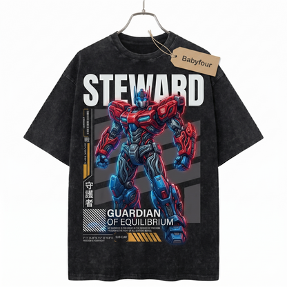 Vintage Prime Mecha Leader Shirt, Retro Transforming Cyber Robot Unisex T-Shirt, 80s Sci-Fi Action Movie Graphic Tee