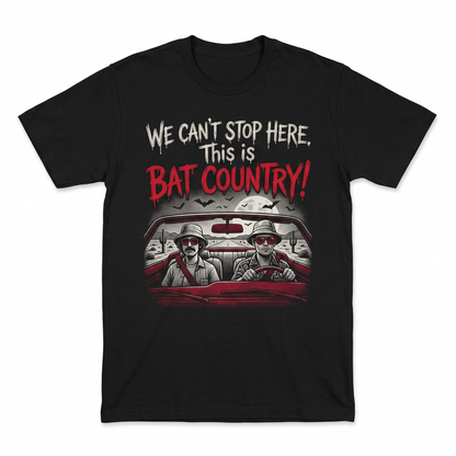 Gonzo Journalist Bat Country Vintage Graphic Tee - Retro Las Vegas Desert Trip Quote Merch Unisex T-Shirt