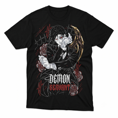 Dark Butler Anime Character Classic Graphic Design Unisex T-shirt