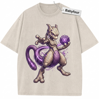 Vintage Legendary Psychic Monster Anime T-Shirt - Retro 90s Genetic Clone Unisex Graphic Tee