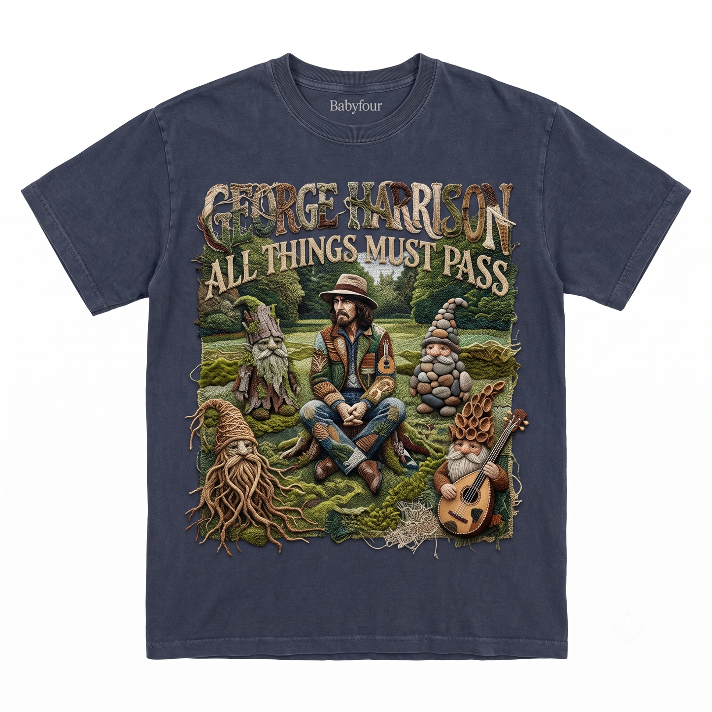 Vintage 1970s All Things Must Pass Retro Graphic Tee, Classic British Rock Legend Tribute Merch Unisex T-shirt