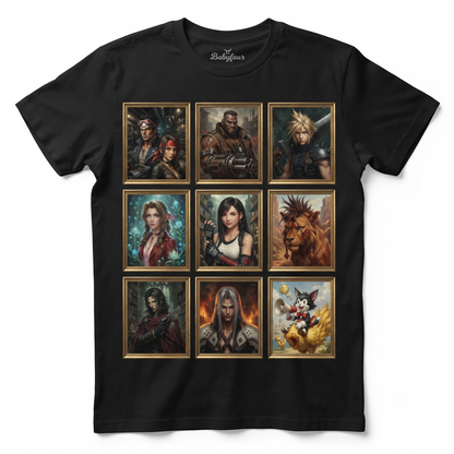 Martial Arts Fighter Anime Girl Fantasy Warrior Gaming Apparel Unisex T-shirt