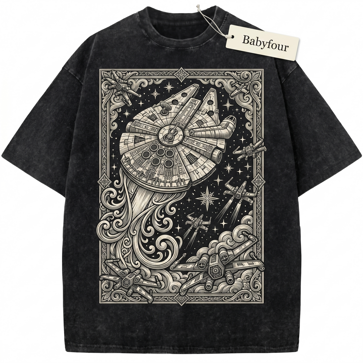 Vintage Galactic Space Movie Shirt, Retro Sci-Fi Spaceship Graphic Tee, Unisex Tshirt