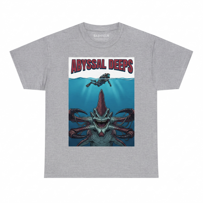 Deep Sea Ocean Survival Gaming Graphic Tee - Alien Planet Underwater Explorer Shirt - Unisex T-shirt