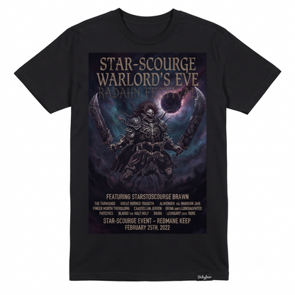 Dark Fantasy General Warrior Graphic Tee - Elden Ring Inspired Unisex T-shirt