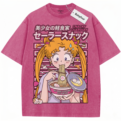 Celestial Anime Magical Girl Vintage Graphic Comfort Tee - Unisex T-shirt