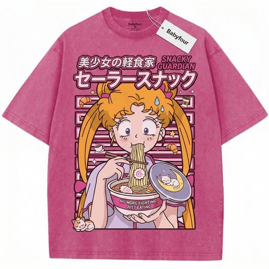 Celestial Anime Magical Girl Vintage Graphic Comfort Tee - Unisex T-shirt