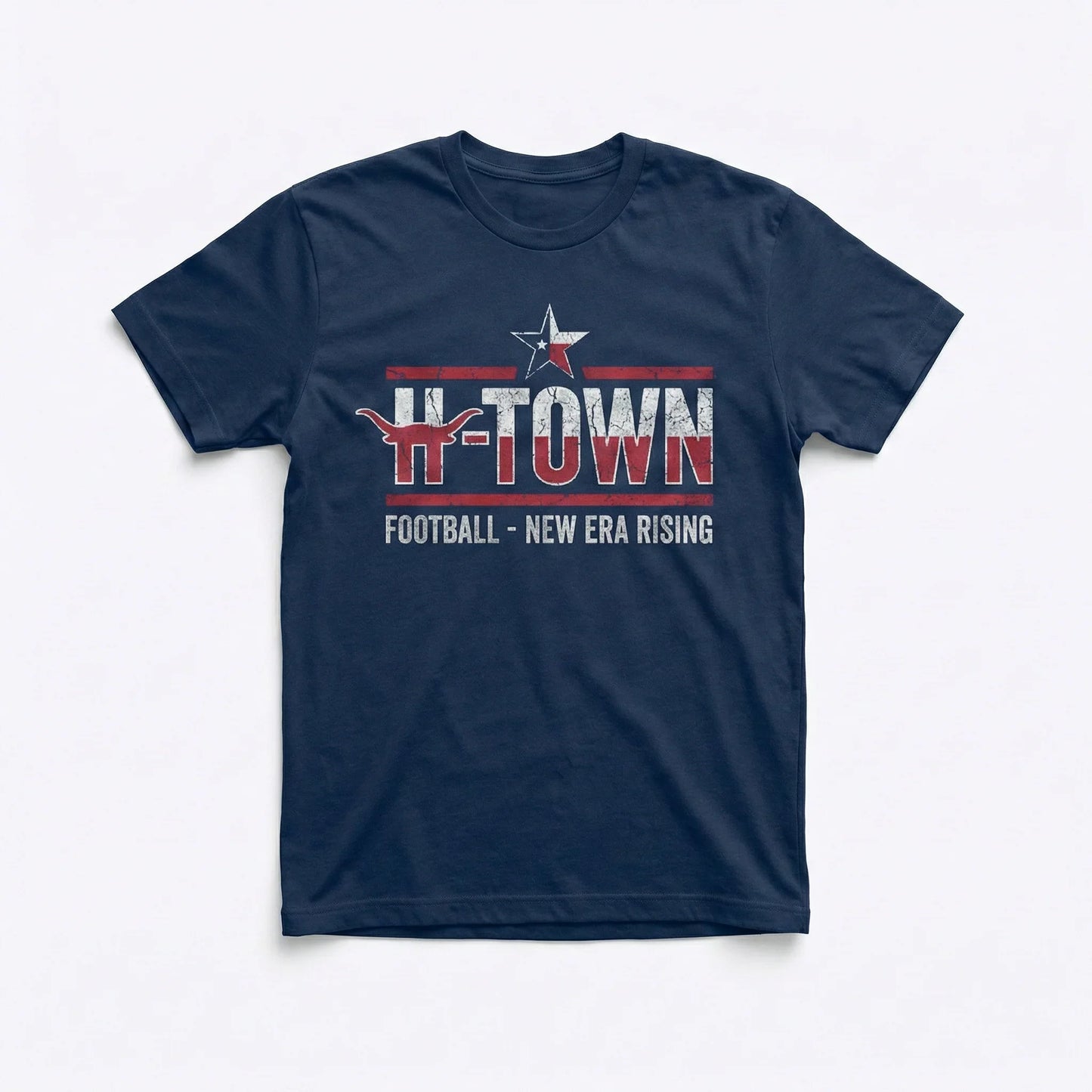 Premium H-Town Football Vintage Graphic Apparel - Texas Gridiron Sunday Game Day
