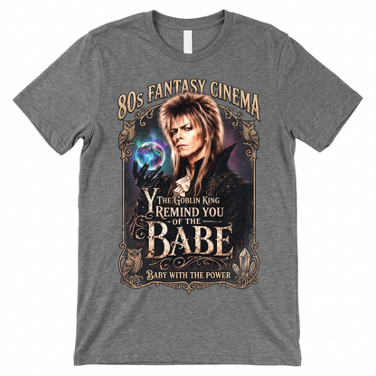 Retro 80s Dark Fantasy Wizard Crystal Ball Graphic Unisex T-Shirt