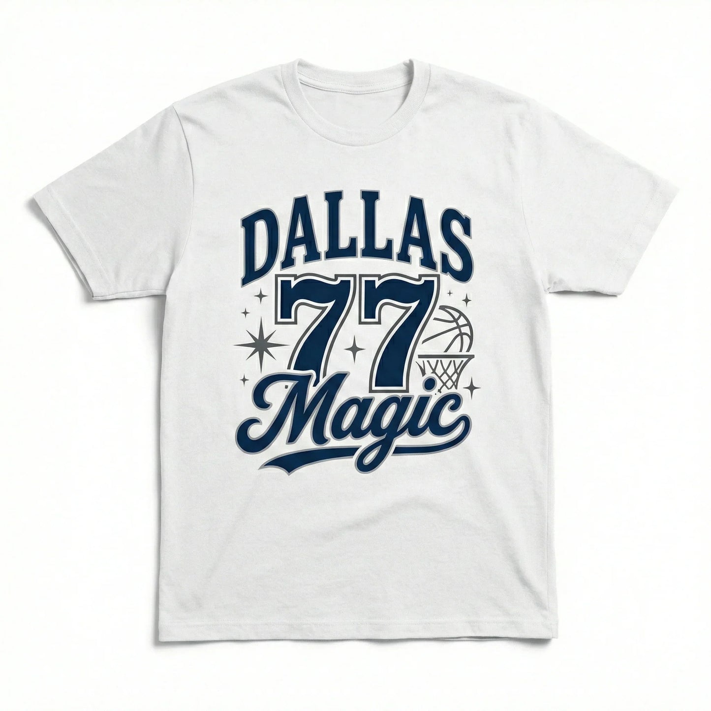Premium Dallas 77 Magic Basketball Game Day Graphic | Fan Apparel (T-Shirt, Hoodie, Sweatshirt & More)