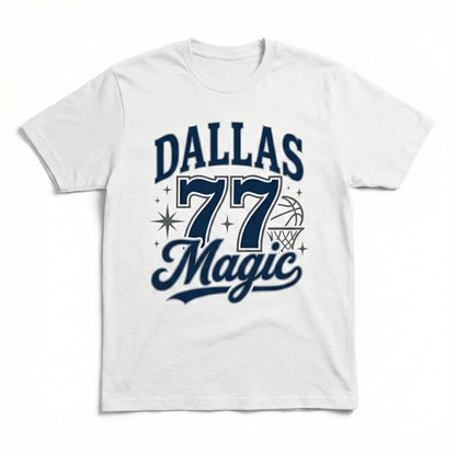 Premium Dallas 77 Magic Basketball Game Day Graphic | Fan Apparel (T-Shirt, Hoodie, Sweatshirt & More)