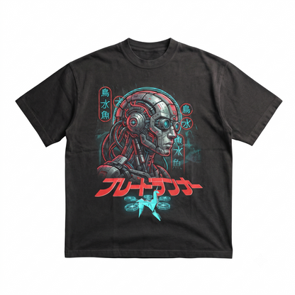 Retro 80s Sci-Fi Future City Dystopian Graphic Unisex T-shirt