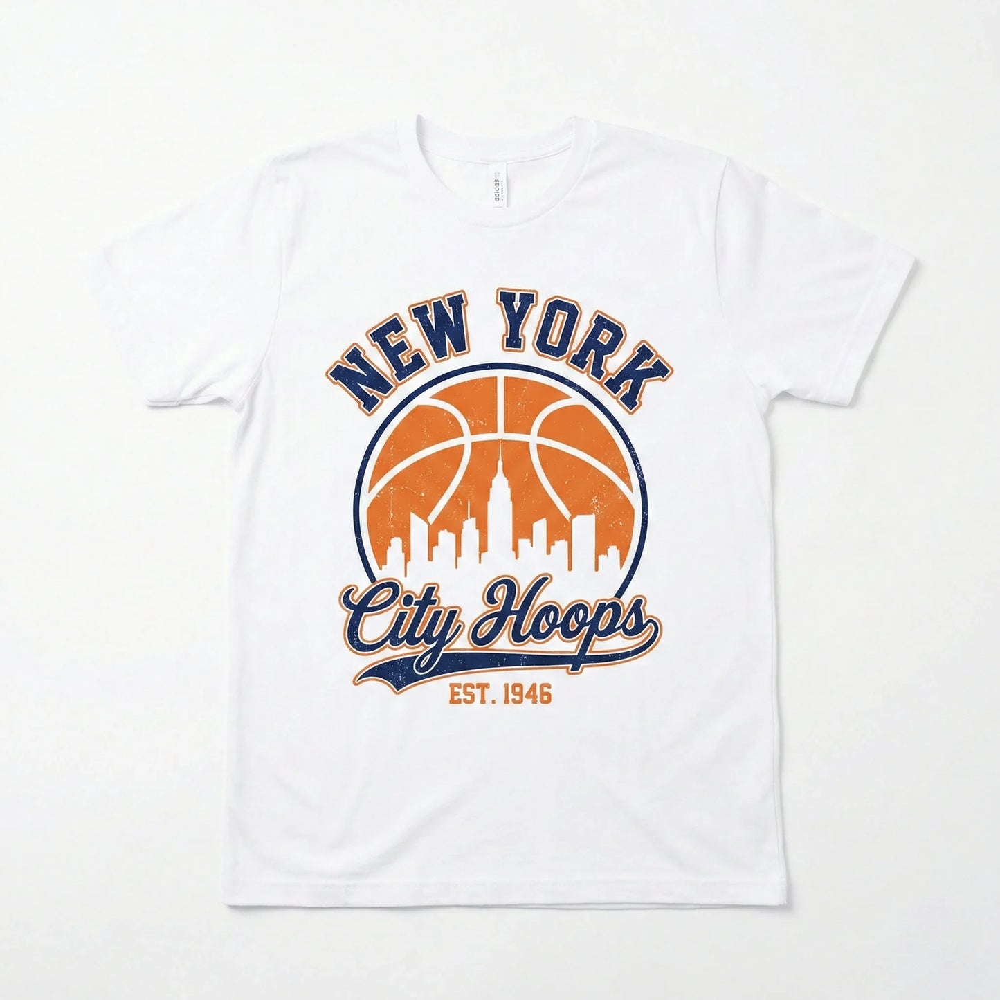 Vintage New York Basketball City Hoops Shirt - Game Day Fan Apparel (T-Shirt, Long Sleeve, Hoodie)