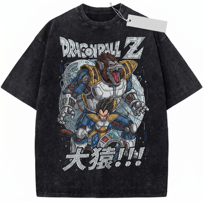 Retro Space Prince and Great Ape Power Graphic Vintage Heavyweight Unisex T-Shirt