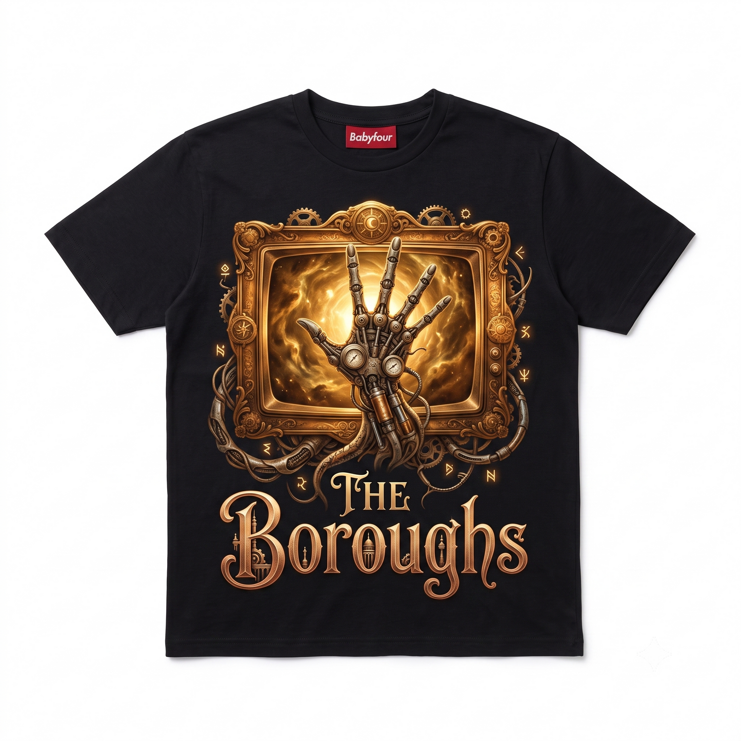 Retro Sci-Fi Mystery Thriller Graphic Tee  Vintage Alien Hand Supernatural Drama Shirt  Premium Unisex T-shirt
