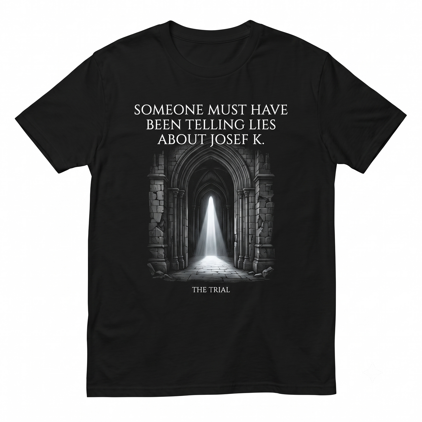 Franz Kafka The Trial Existential Literary Graphic Tee Vintage Dark Academic Bookish Novel Unisex T-shirt