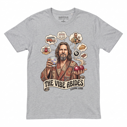 Retro The Dude Abides Graphic Tee  Vintage 90s Slacker Movie Inspired Design  Cozy Laid Back Comfort Top - Unisex T-shirt