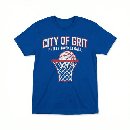 Premium Philly Hoops "City of Grit" Basketball Fan Apparel | T-Shirt, Hoodie & More