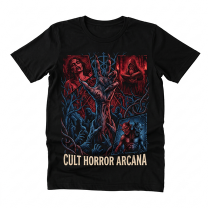 intage Cult Classic Horror Graphic Tee, Retro 80s Movie Fan Gift, Ash Chainsaw Cabin Unisex T-shirt