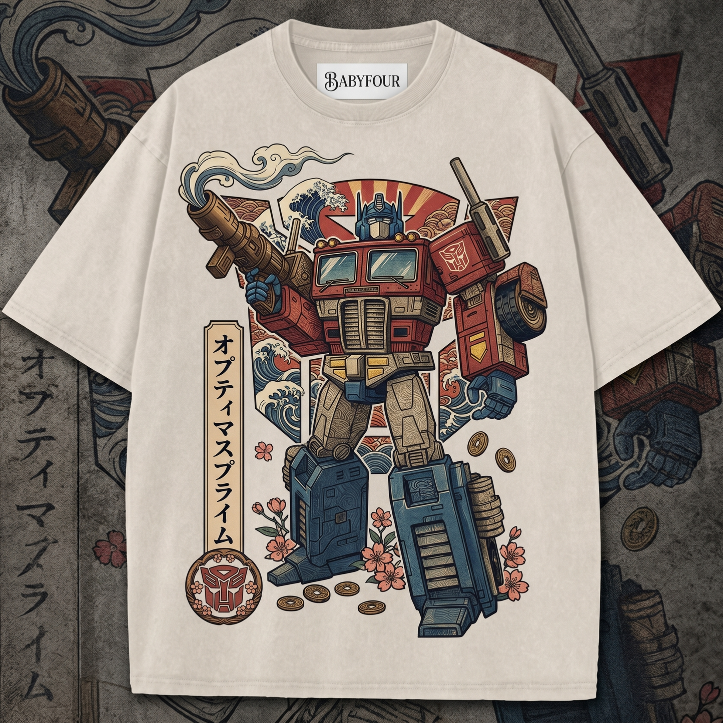 Prime Robot Leader Vintage Tee, 80s Retro Transforming Mecha Graphic Shirt, Sci-Fi Movie Fan Apparel, Unisex Tshirt