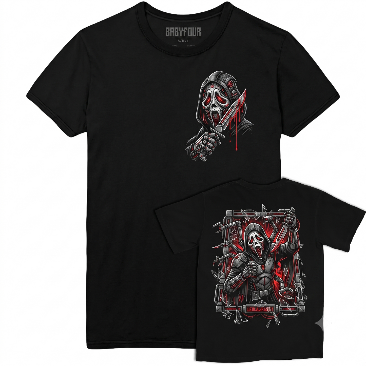 Iconic Halloween Slasher Horror Movie Party Crasher Graphic Tee - Vintage Scary Killer Unisex T-Shirt