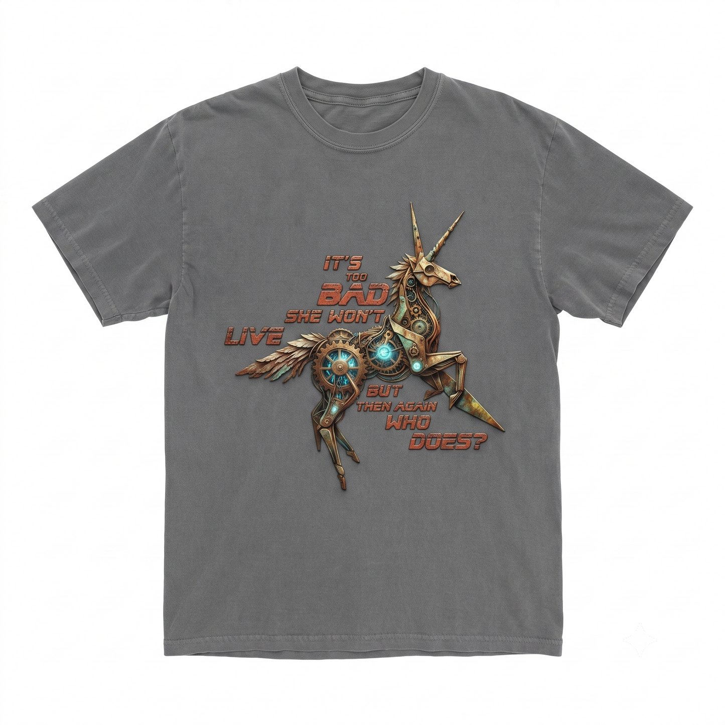 Blade Runner Inspired Origami Unicorn Sci-Fi Movie Graphic Unisex T-shirt