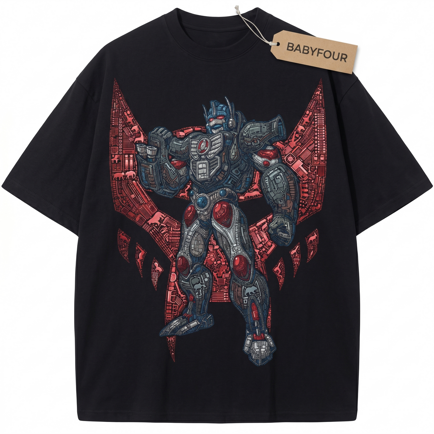 Vintage Mecha Gorilla Unisex T-Shirt - 90s Retro Sci-Fi Robot Beast Graphic Tee