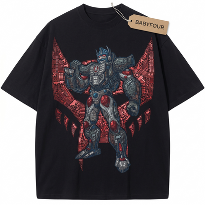 Vintage Mecha Gorilla Unisex T-Shirt - 90s Retro Sci-Fi Robot Beast Graphic Tee