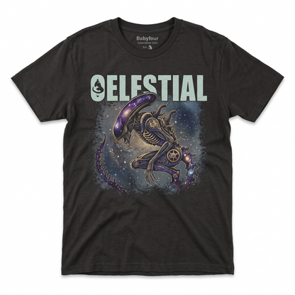 Vintage 90s Sci-Fi Horror Graphic Tee - Retro Space Monster Outwear Gift - Unisex T-shirt