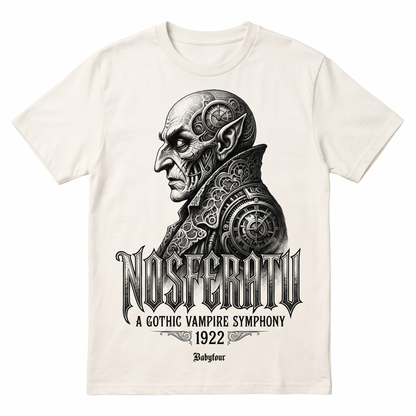 Nosferatu Vampire Vintage Graphic Tee - Classic Horror Movie Apparel, Retro Gothic Silent Film Unisex T-shirt