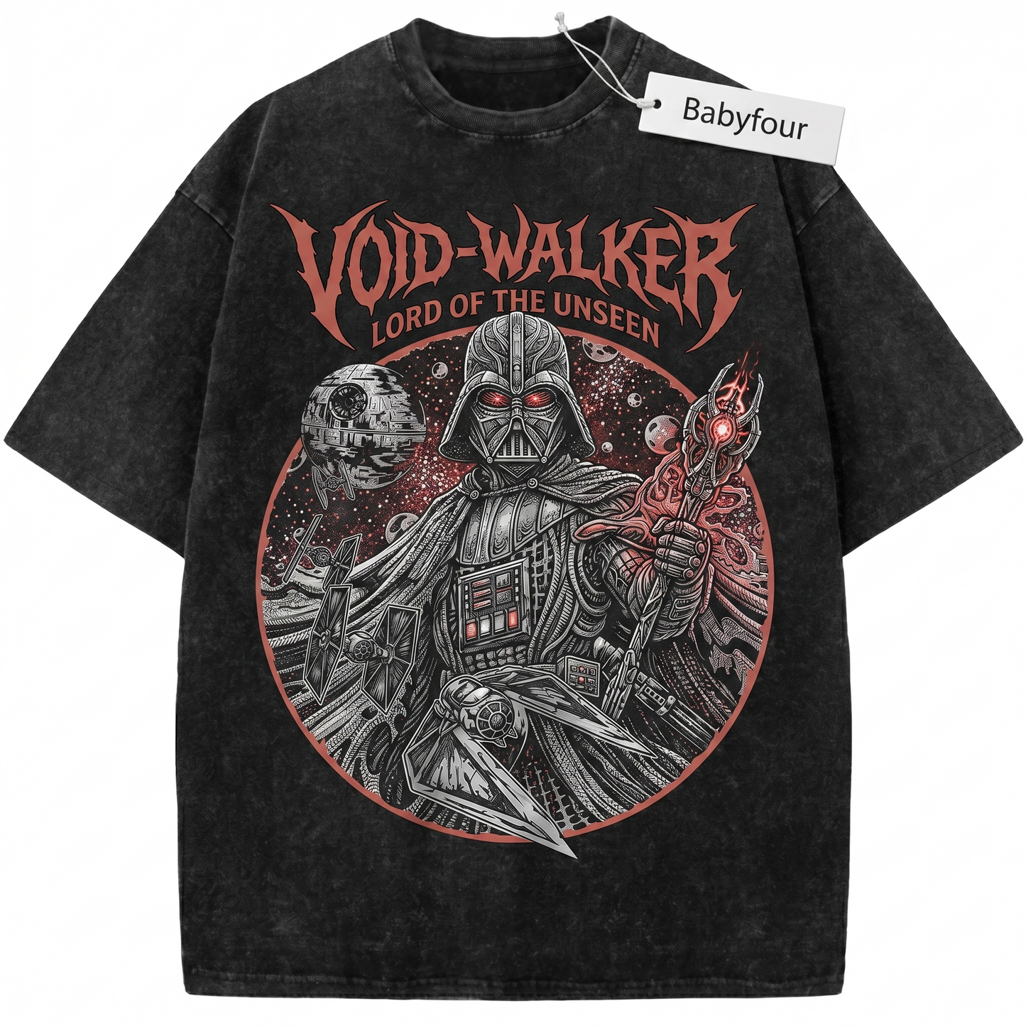 Vintage Dark Lord Sci-Fi Movie Unisex T-Shirt, Retro Galaxy Space Villain Graphic Tee