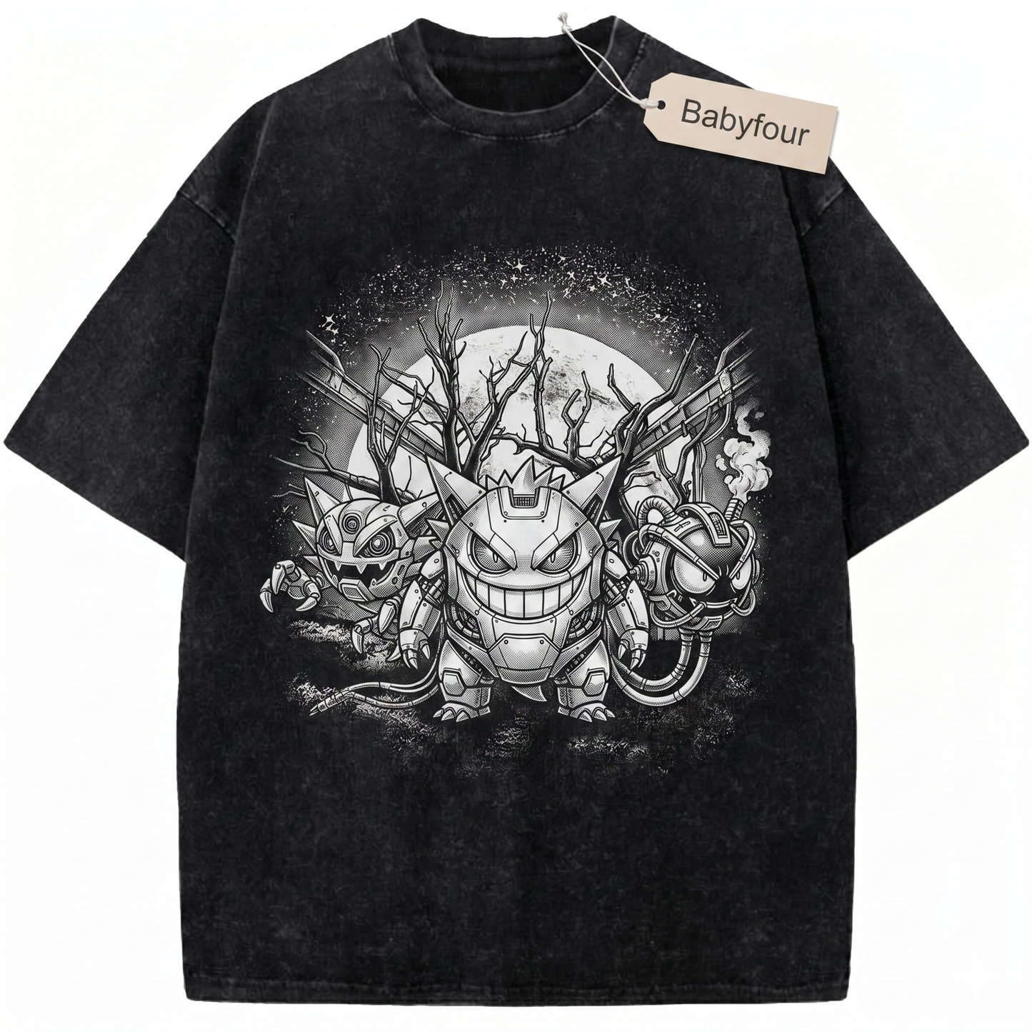 Vintage Spooky Ghost Trio Evolution Unisex T-Shirt - Retro 90s Anime Monster Graphic Tee