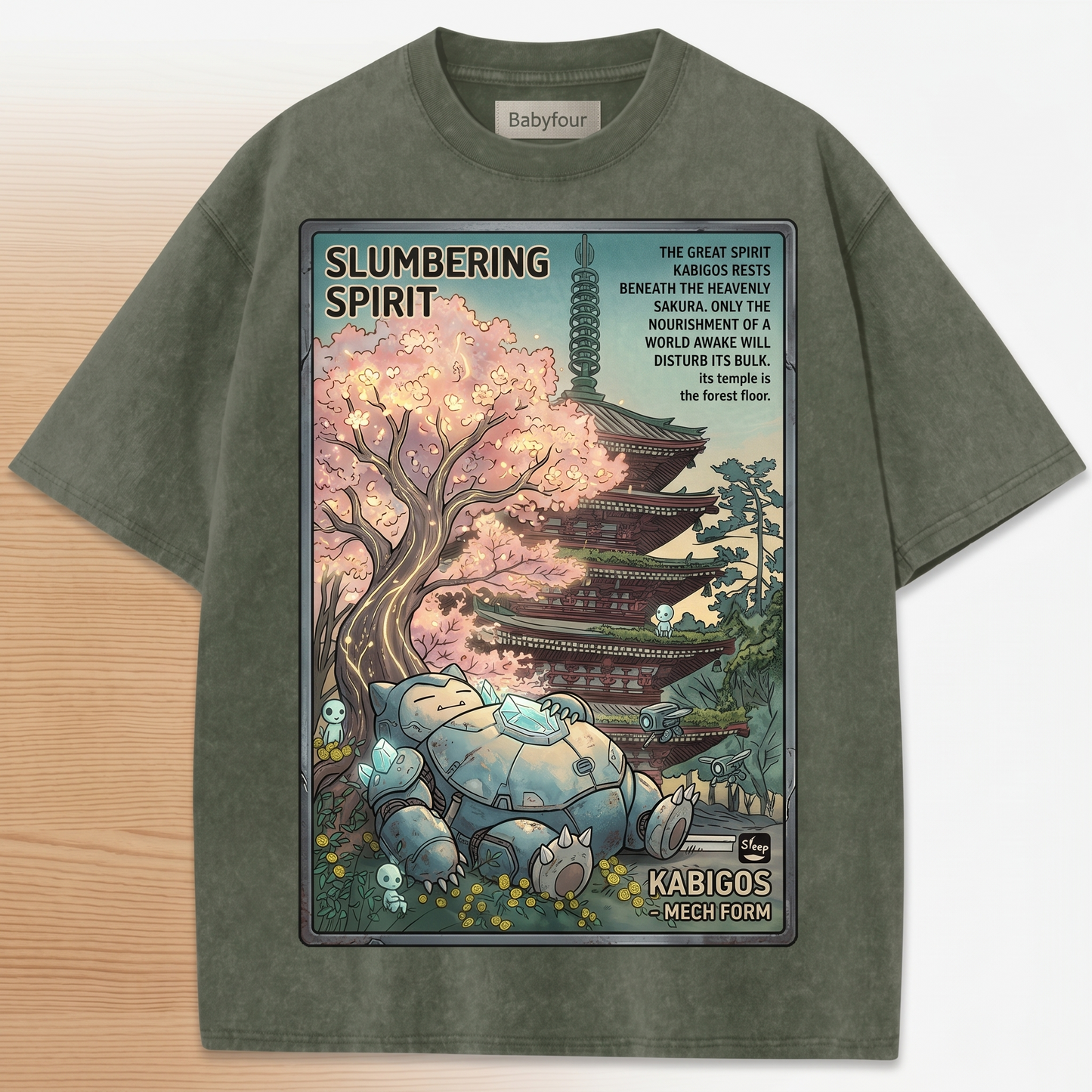 Vintage Sleepy Giant Anime Monster Unisex T-Shirt - Nostalgic Japanese Pocket Creature Graphic Tee