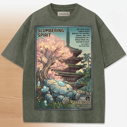 Vintage Sleepy Giant Anime Monster Unisex T-Shirt - Nostalgic Japanese Pocket Creature Graphic Tee